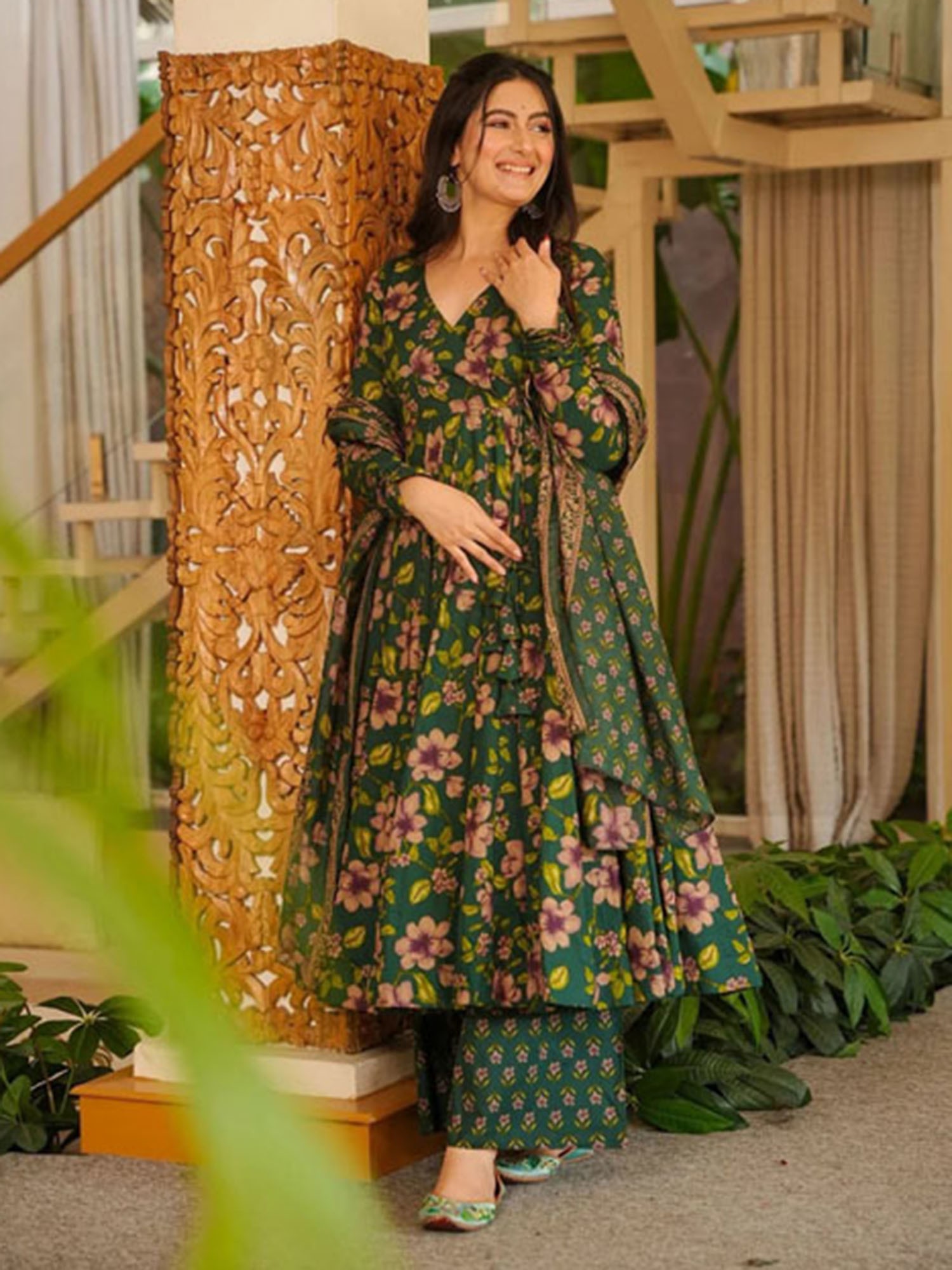 festive wear cotton kurti